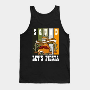 Funny Video Gamer Cinco De Mayo Fiesta Party Squad Tank Top